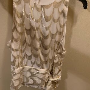 Gold and Champagne Milly top